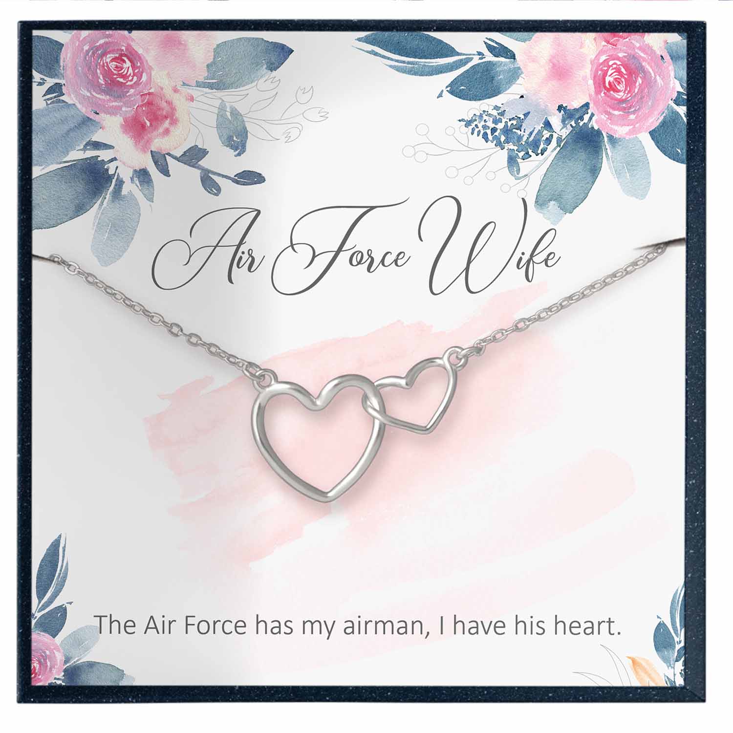 Air Force Wife Necklace Gift - Grace of Pearl