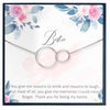 Bestie Necklace Gift - Grace of Pearl