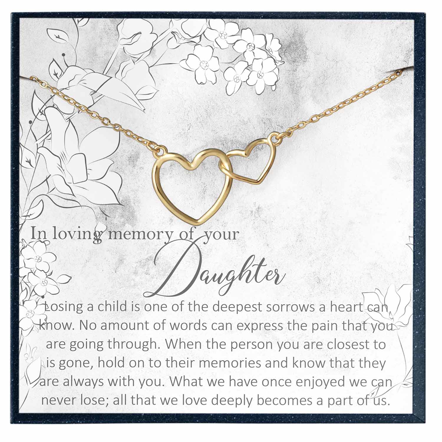 Daughter Memorial Gift, in Memory of Daughter - Grace of Pearl