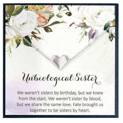 Unbiological Sister Bracelet Gift